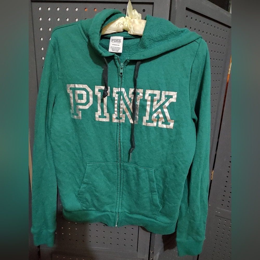 Teal PINK Victoria's Secret Sweatshirt